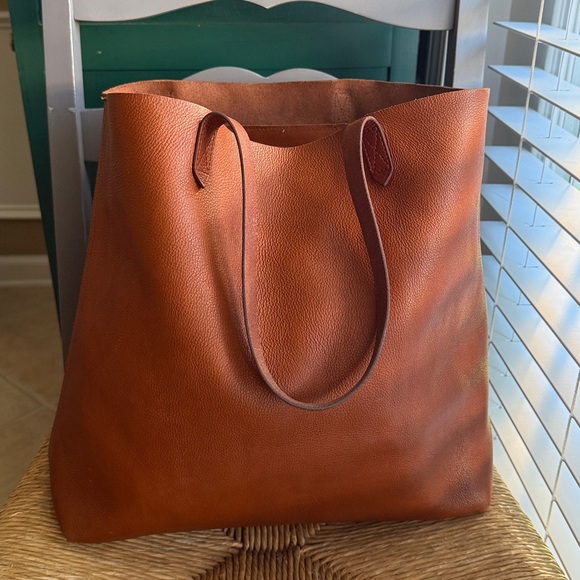 Madewell Leather Tote bag purse  🍂 - Picture 1 of 14